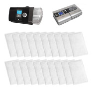 20 st CPAP-filter Engångs CPAP-filter Ersättning Luftfilter Tillbehör Lätt att installera för ResMed S10 S9