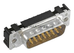 Harting Harting 09 65 161 7712 D-SUB stiftlista 180 ° Poltal: 9 Lodning 1 st