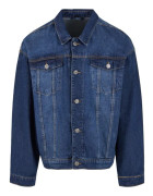 Build Your Brand Boxy Jeansjacka för män