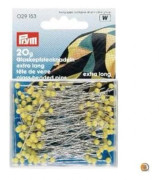 Glaslockspikar - PRYM - Gul - 0,60*45 mm - Förpackning med 20 stycken