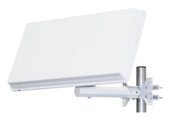 Parabolantenn - SELFSAT H30D+ - Väderbeständig - Quad LNB - Vit