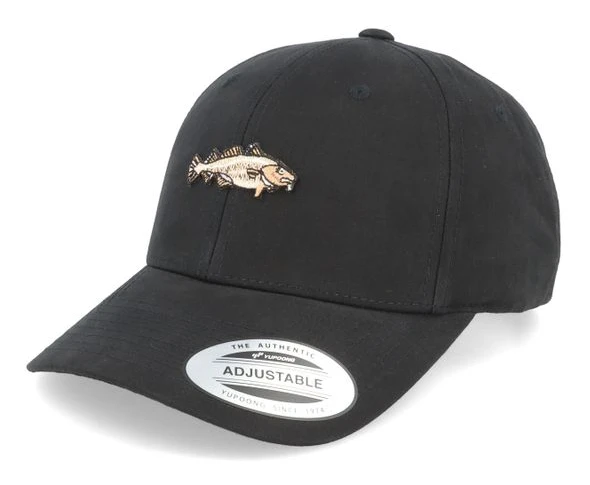 Skillfish - Svart adjustable Keps - Cod Fish Waxed Black Adjustable @ Hatstore
