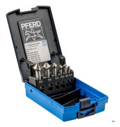 PFERD SET KES HSS DIN 335 C90° 6, Stål, Metall utan järn, brons, rostfritt stål, aluminium, snabbstål (HSS)