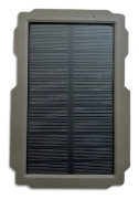 Viltkamera Solpanel - Solpanel Kit - 3000 mAh - 6–12 V - Uppladdningsbar - För Viltkamera/Jaktkamera Utomhus - EU-kontakt - Tan