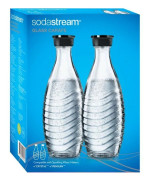 Glaskaraffer - SODASTREAM - PINGUIN och CRYSTAL - Set med 2 - 615 ml - Glas