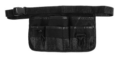 [RM]Garden Tool Waist Bag Portable Waist Tool Pouch Gardening Outdoor Work Black 34X23.5CM Durable 1-Pack