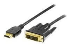 Equip 119329, 10 m, HDMI, DVI-D, Hanstik, Hanstik, Guld