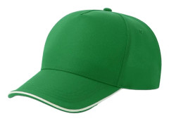 Atlantis Headwear Unisex Vuxen Recy Five Piping 5 Panel Återvunnen Strukturerad Baseballkeps