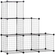 Klädställ - Fristående garderobstativ - Järn, 109 x 37 x 109 cm, Stabil konstruktion - Svart