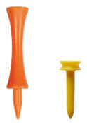 Paket Castle Golfpeggar i plast / Castlepeggar 50 + 5 mm (45 st)