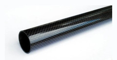 Karbonrör vävt 3K - 20x16x1000mm - Bronto