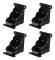 Self-locking folding table leg hinge 90 degree foldable support bracket