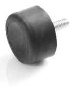 Möbelben - Gummihuvud med gängade bultar - Svart - Gummi - Storlekar M8x23, 40x28