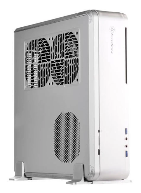 SilverStone - Chassi - Desktop Modell - Sølv