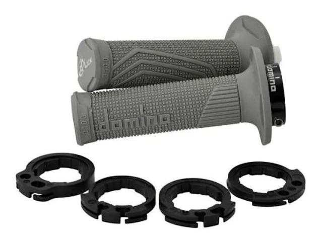 Ett par Domino D100Closed End handtagsskydd