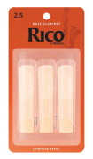 Rico - Ankor för basklarinett, styrka 2.5, paket med 3