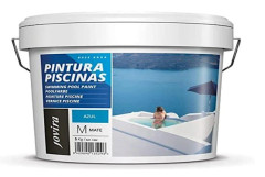 Jovira pinturas - 8135 - Vattenbaserad poolfärg. Skydd och dekoration av simbassänger. (Blå, 4 liter)