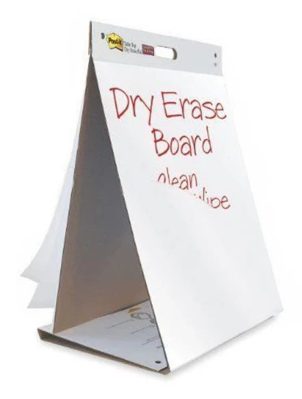 2 i 1 bräda - 3M - 50 x 58 cm - 20 ark - Raderbar - Flyttbar