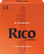 Rico Rico Bb Klarinettrör, Strength 2.5, Pack of Tio