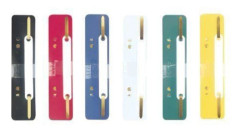 Herlitz 8767402, Clips för inbindning, Blandade färger, Polypropylen (PP), 150 styck