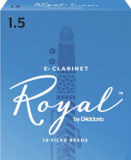 Rico Rico Royal Reeds för E flat klarinett, styrka 1,5, förpackning om 10 st