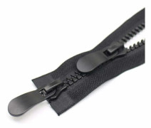 Dragkedja - YaHoGa - rz-8-tw-fr - 75 cm - Separator - Svart Plast