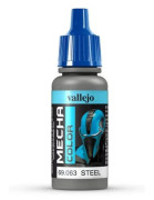 Vallejo 69.063, 17 ml, Stål, Satin, Flaska