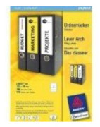 Etiketter för fack Avery L6061 - Vit - 59 x 192 mm - 400 enheter