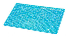 Skärmatta, cutting mat, (A5) blå