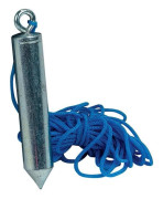 Plumb bob - TAPISSIER - Mässing pläterat stål - Blå färg - Typ: Plumb bob