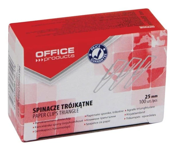 Nickelpläterade triangulära tromboner 25 mm – 1000-pack (10×100) i flera färger
