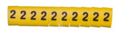 Ergom ledningsmärkare OZ-2 / 2 gul 100 st (E04ZP-01020400300)