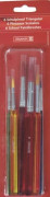 Brunnen Set med triangulära penslar 0, 2, 4, 6, 8, 10 - 1048932