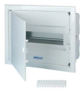 REV Ritter liten 1-rads infälld dispenser med dörr vit - 0515501555