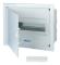 REV Ritter liten 1-rads infälld dispenser med dörr vit - 0515501555