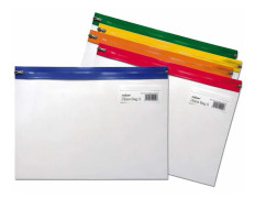 Plastpåse - Snopake - 12821 - A4 405x260mm - Zippa Bag 'S' - Pack om 5