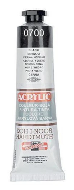 Akrylfärg svart 40 ml