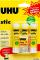 UHU Set med 3 Stic 8,2g + prov av patafix