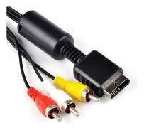 A/V AV komposit Kabel Sony Playstation 1 , 2 & 3 PS1 PS2 PS3
