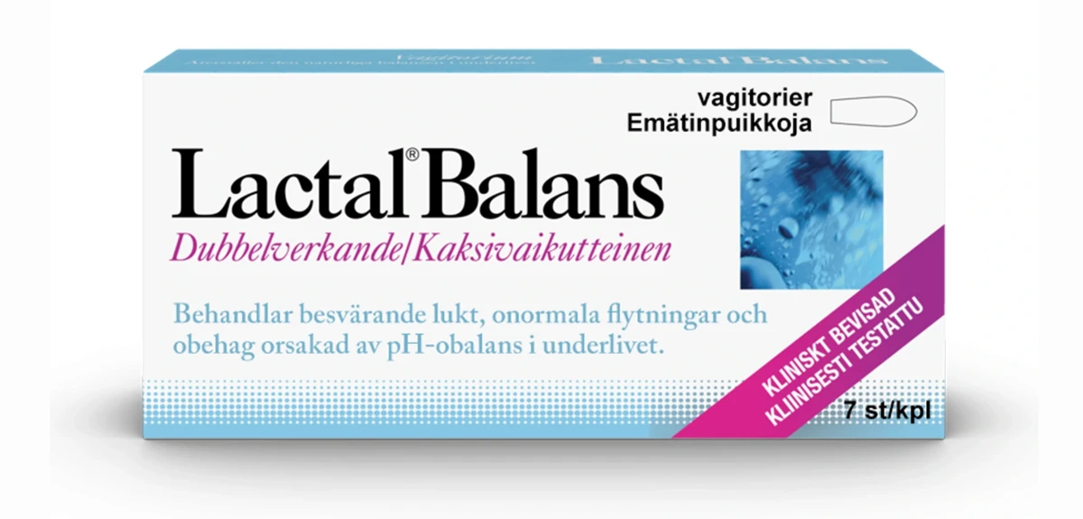 Lactal Balans vagitorium 7 st