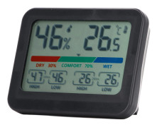 Digital Hygrometer Termometer LCD-display Elektronisk Temperatur- och Fuktighetsmätare Magnetisk