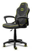 Trust GXT 703BM Revvo Kids Batman - Spelstol - armstöd - ringformad - tyg, träram, metallram - svart