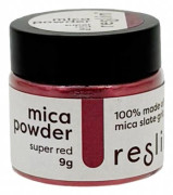 Reslin UC108-0036 Pigmentfärg för pyssel Pärlemorfärgad, Röd 9 g 1 styck
