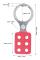Gnistsäker Lockout Tagout Hasp 6-pack, 38 mm käftinnerdiameter, 6-håls förreglingssäkerhetshasp