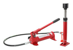 Hydraulisk Porta Power Domkraft - Karossreparationskit - 4 ton (4 000 kg) kapacitet - 4 förlängningsrör - För bil och skåpbil