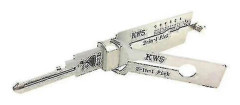 Kw5 Lishi 6 Pin 2-i-1 Dekoder Plug Reader Auto Handverktygssatser För Kwikset
