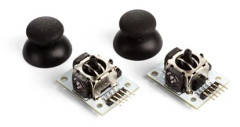 joystickmodul XY 47 x 25 x 32 mm stål svart 2 delar