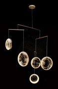 Focus 5 Taklampa Guld - DCW - Vardagsrum - Aluminium