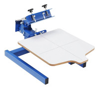 1 Färg 1 Station Silkscreen Tryckpress Silkscreen Maskin