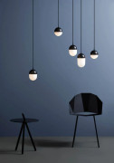 Dot Taklampa L Svart/Opal - Woud - Vardagsrum - Metall